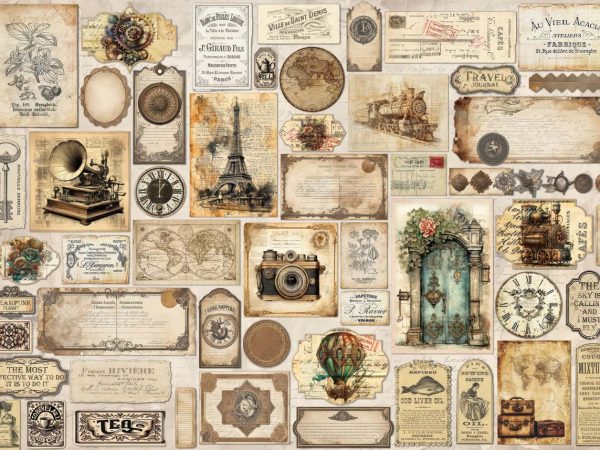 Old World, Nostalgic Journey Wallpaper Mural