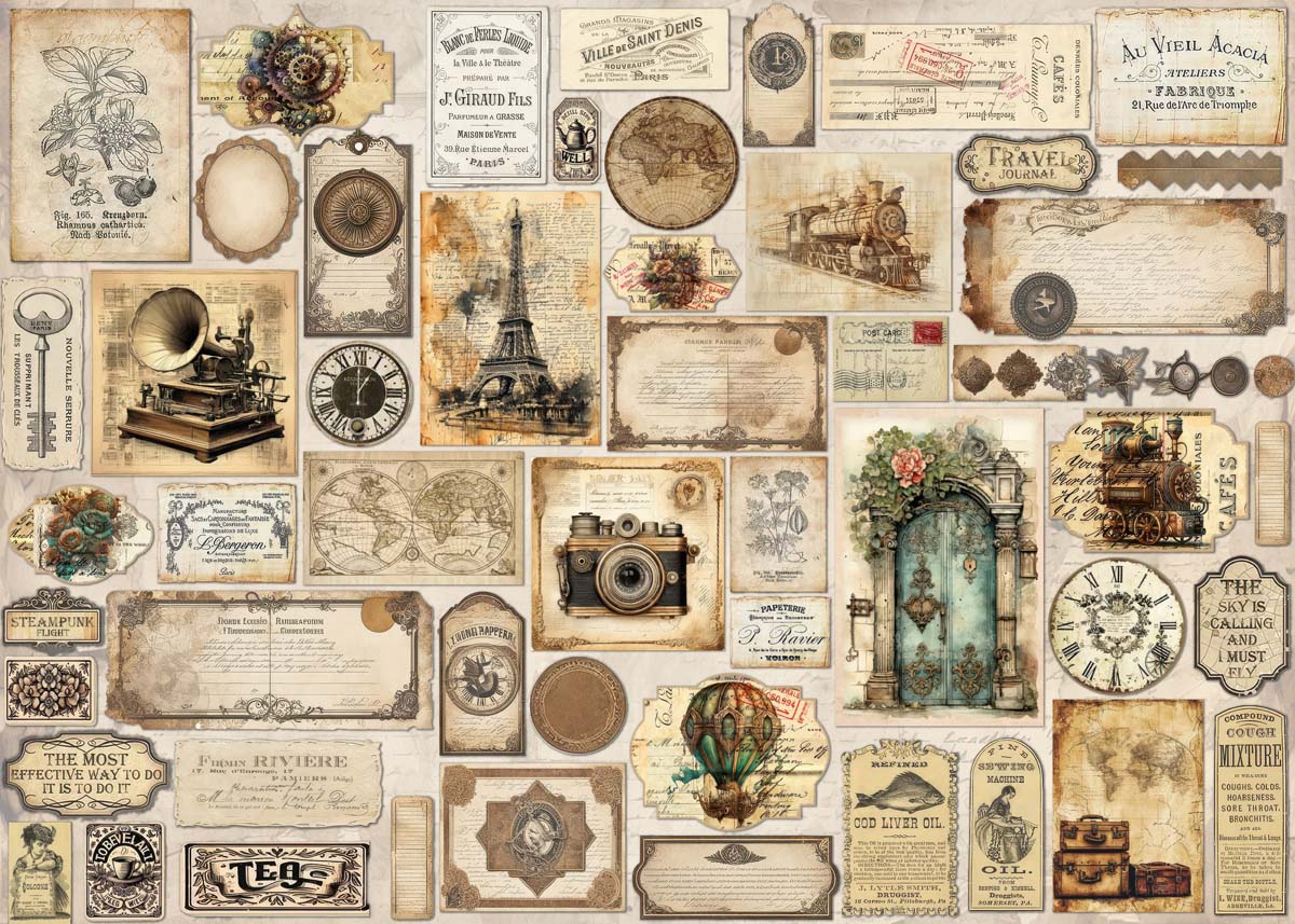 Old World, Nostalgic Journey Wallpaper Mural