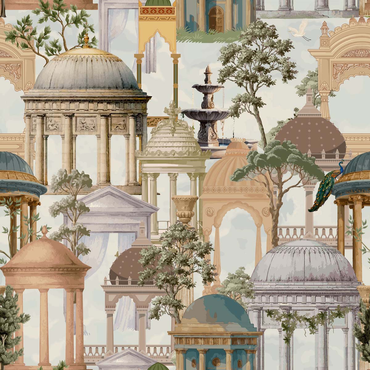 Regal Vista, Arches of Time Wallpaper Mural