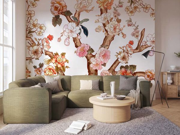 Roselace, Vintage Bloom Wallpaper Mural