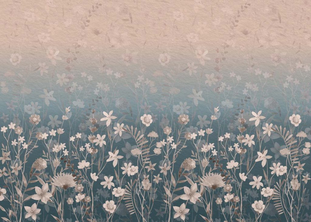 Secret Garden Faded Floral Elegance Wallpaper