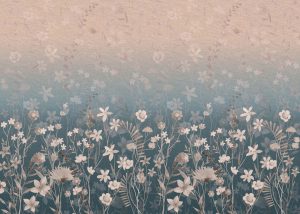Secret Garden Faded Floral Elegance Wallpaper