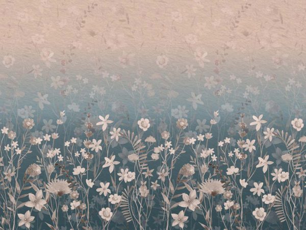 Secret Garden Faded Floral Elegance Wallpaper