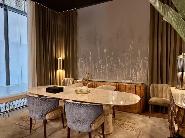 Sepia Bloom, Stillness in the Wild Grasses Wallpaper Mural