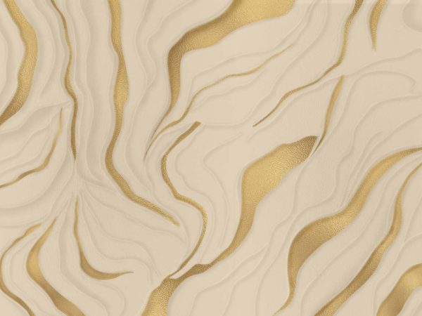Silken Dune, Gold-Embellished Wallpaper Mural