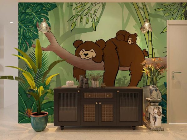 Snuzzle, Jungle Nap Haven Wallpaper Mural