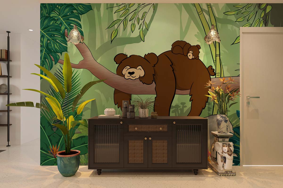 Snuzzle, Jungle Nap Haven Wallpaper Mural