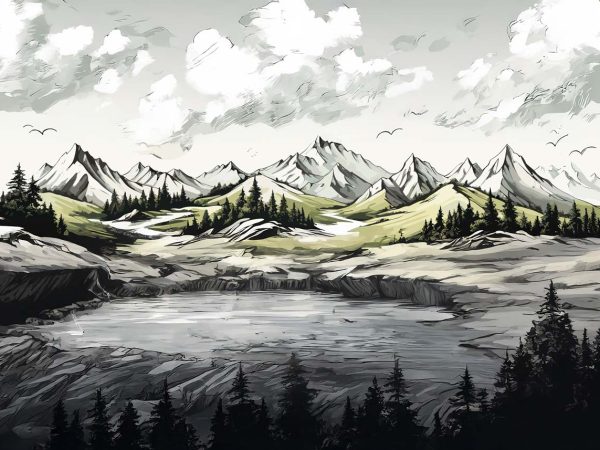 Solmera, Valley of Silence Wallpaper Mural