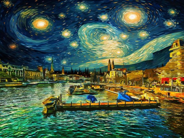 Stellavue, Where Stars Meet the Sea Wallpaper Mural