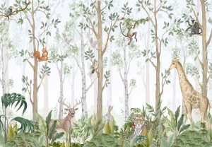 Thalara, Echoes of the Treetops Wallpaper Mural