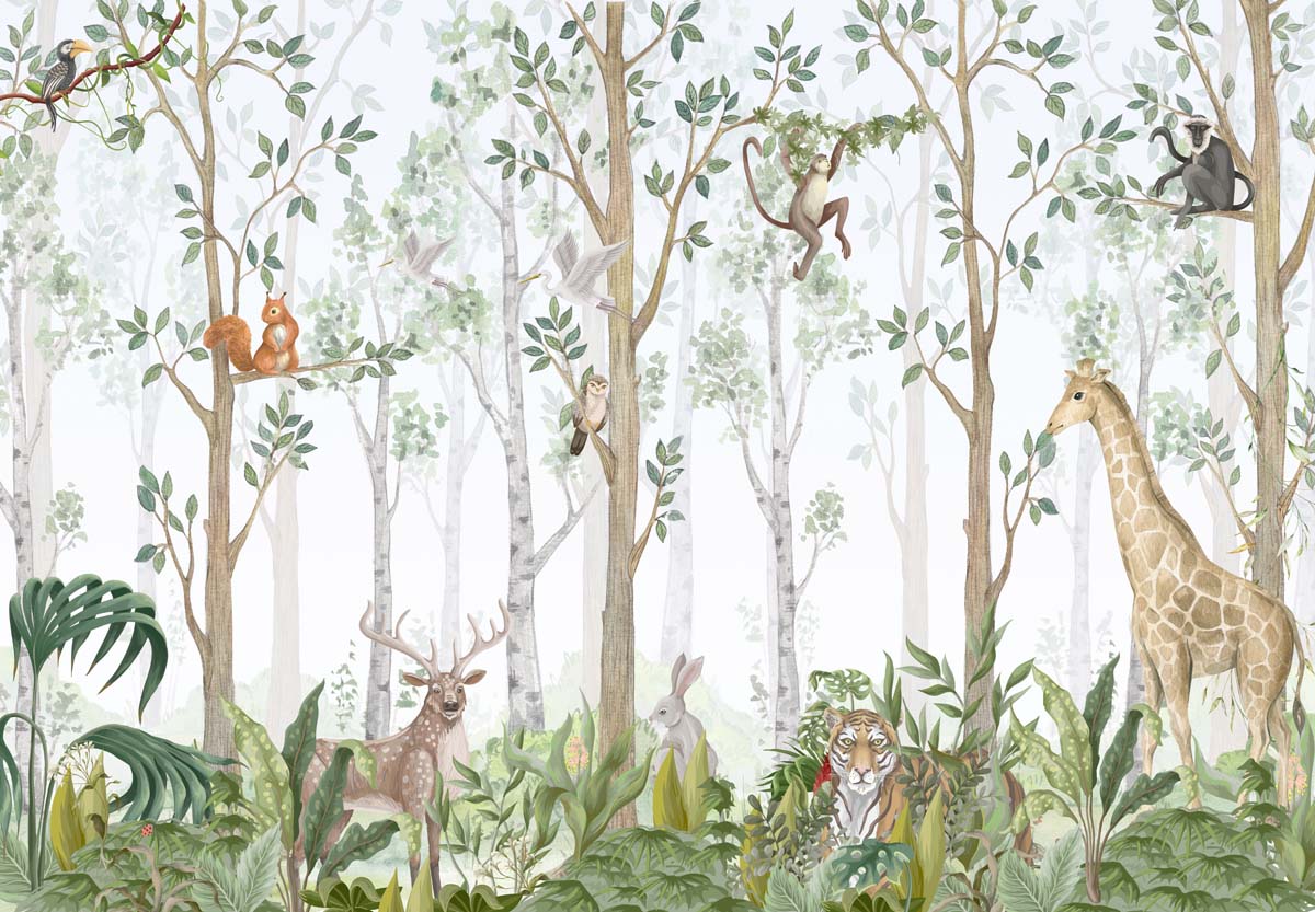 Thalara, Echoes of the Treetops Wallpaper Mural