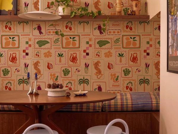 Tropical Tokens, Jungle Stamps of Summer Stories Wallpaper Mural