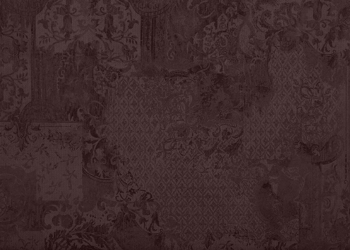 Velvetia, Victorian Wine Floral Wallpaper Mural