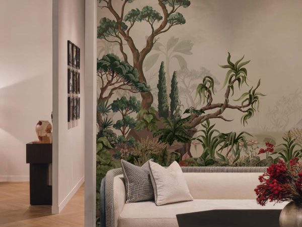 Verdant Echoes, A Whispering Forest Dream Wallpaper Mural