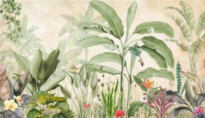 Verdora, Serene Tropical Canopy Wallpaper Mural