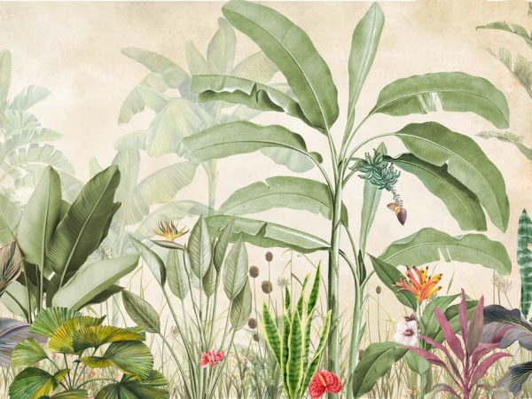Verdora, Serene Tropical Canopy Wallpaper Mural