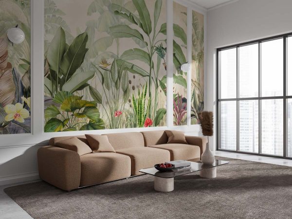 Verdora, Serene Tropical Canopy Wallpaper Mural