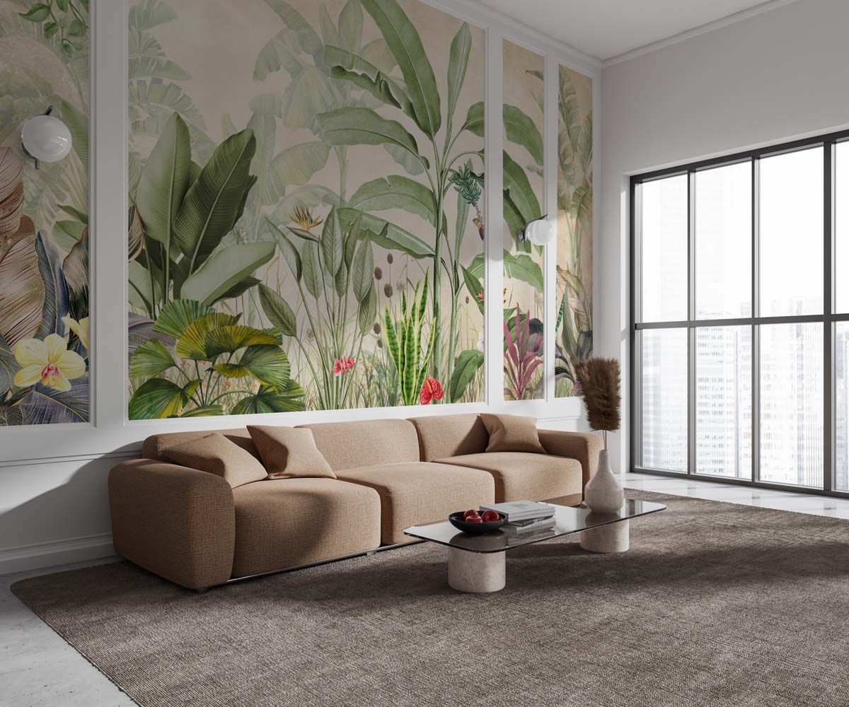 Verdora, Serene Tropical Canopy Wallpaper Mural