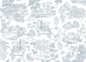Villeneuve, Pastoral Village Wallpaper Mural