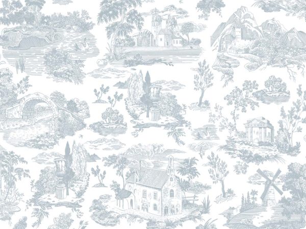 Villeneuve, Pastoral Village Wallpaper Mural