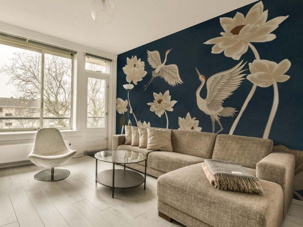 Waltz, Wild Bloom Whispering Wings Wallpaper Mural