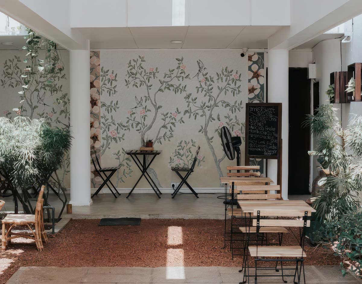 Whispering Willow, Songbird Botanical Wallpaper Mural