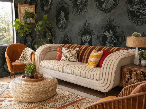 Wild Still, Anthro-Elegance Wallpaper Mural