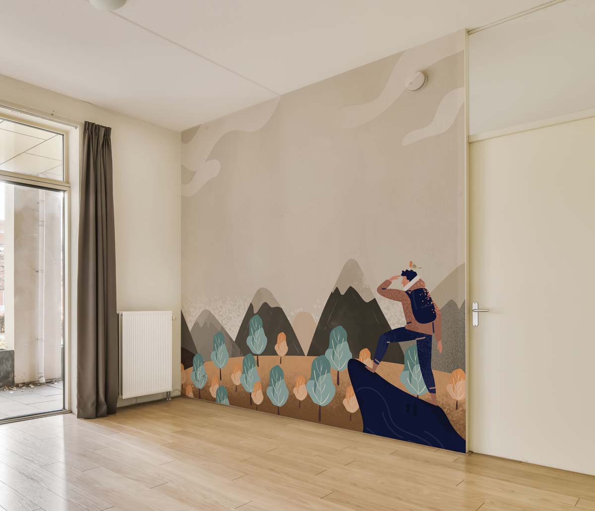 Explorer, Spirit of Adventure in the Wilderness Mural