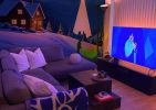 Frostelle, Brushstroke of Light in A Silent Winter Night Mural