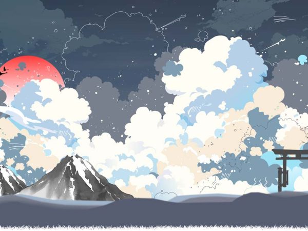 Hikarai, Sky of Thousand Whispers Wallpaper Mural