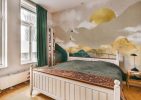 Kumiko, Golden Moment in A Peaceful Japanese Scene Mural