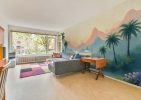 Lagoon, Serene Tropical Dawn Mural