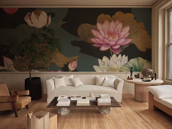 Lotos, Soothing Land of Lotus Wallpaper Mural