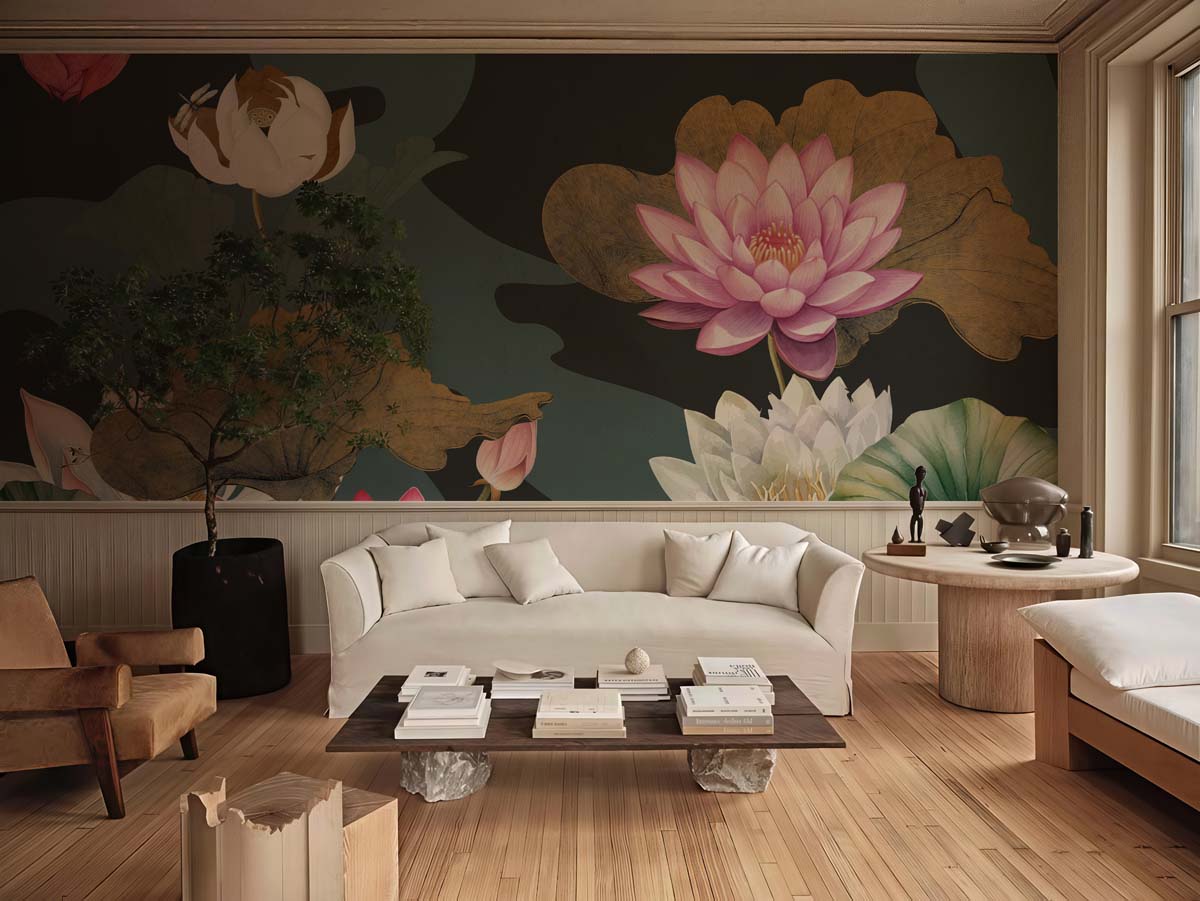 Lotos, Soothing Land of Lotus Wallpaper Mural