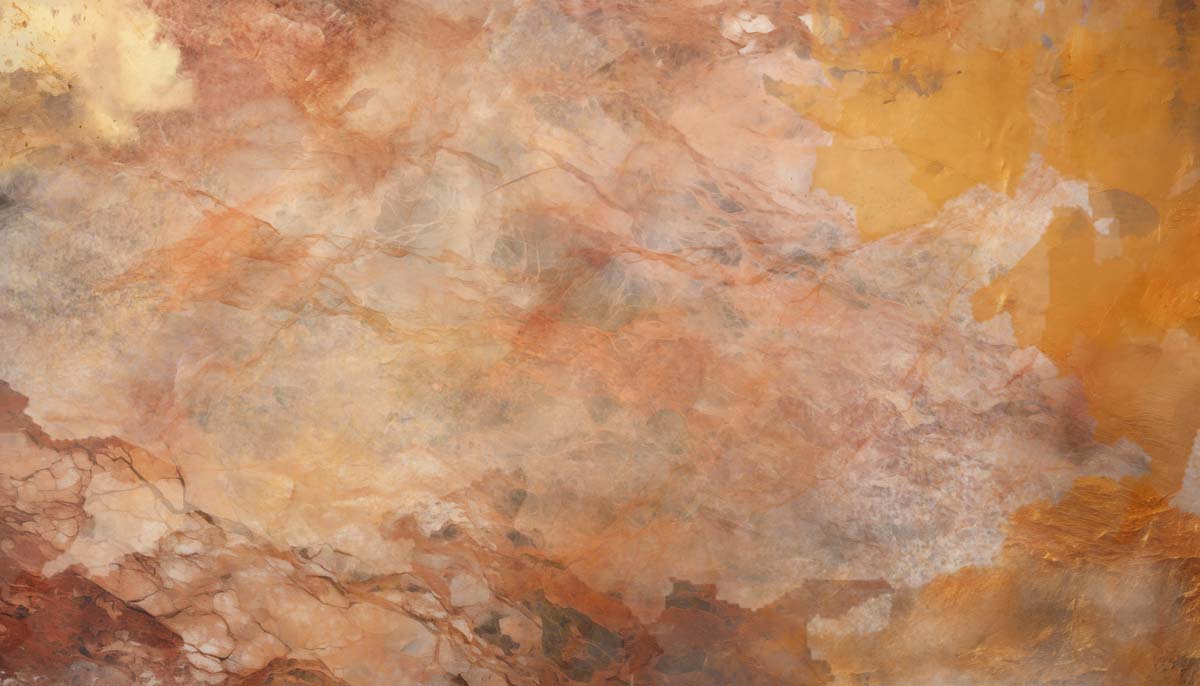 Rustara, Burnt Clay Tones Rustic Marble Texture Mural