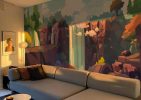 Torrent, Lively Natural Waterfall Scenery Mural