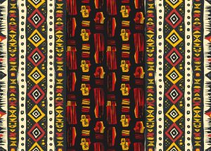 Zambora, Afro American Pattern Wallpaper