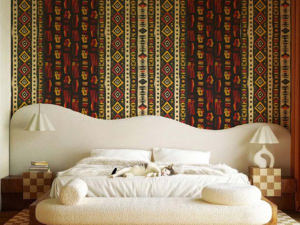 Zambora, Afro American Pattern Wallpaper