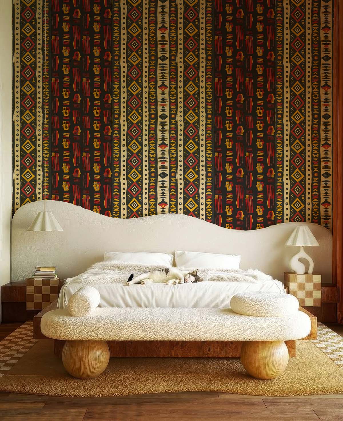 Zambora, Afro American Pattern Wallpaper