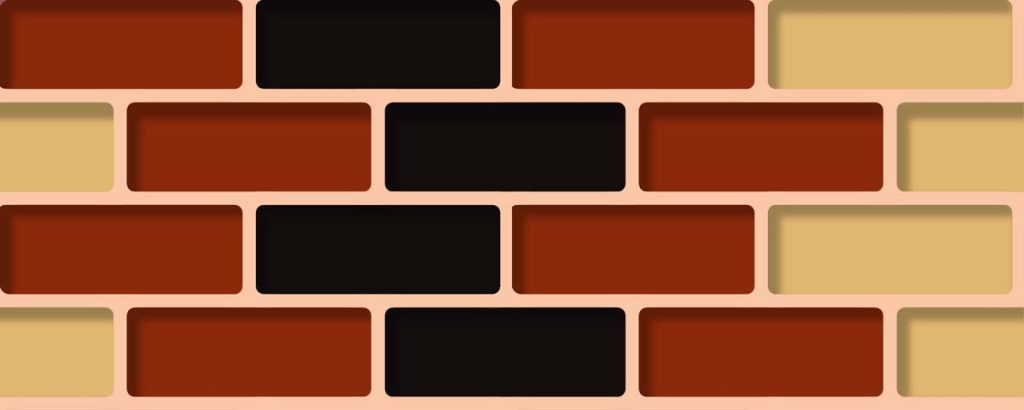 Amberford, Heritage Brickwork in Warm Earth Tones Wallpaper