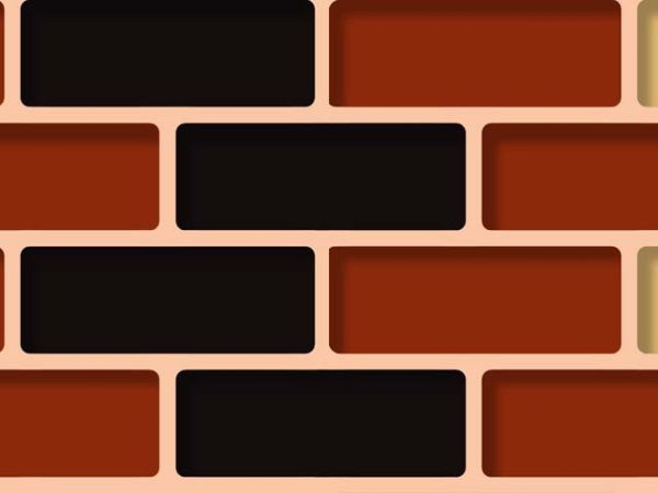 Amberford, Heritage Brickwork in Warm Earth Tones Wallpaper