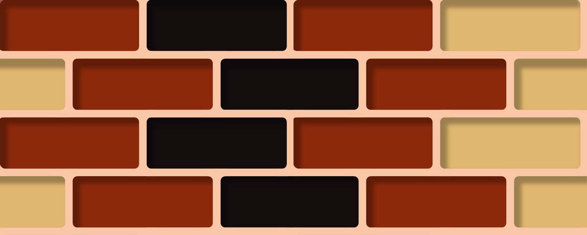 Amberford, Heritage Brickwork in Warm Earth Tones Wallpaper