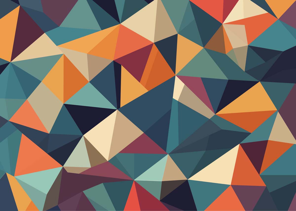 Chromora, Polygon Color Play Mural