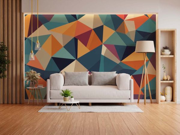 Chromora, Polygon Color Play Mural