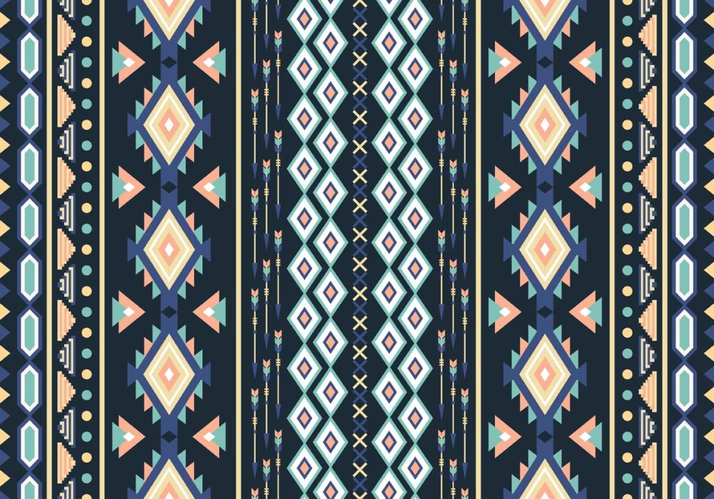 Navira, Unique Striped Geometric Pattern Wallpaper