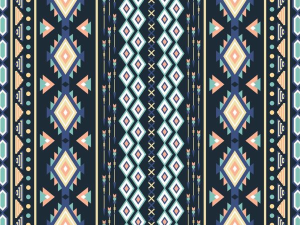 Navira, Unique Striped Geometric Pattern Wallpaper