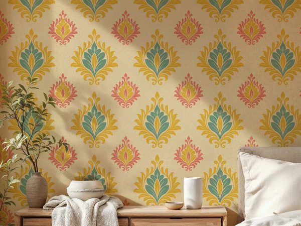 Primelle, Delicate Motifs Bloom in A Symphony of Soft Elegance Wallpaper