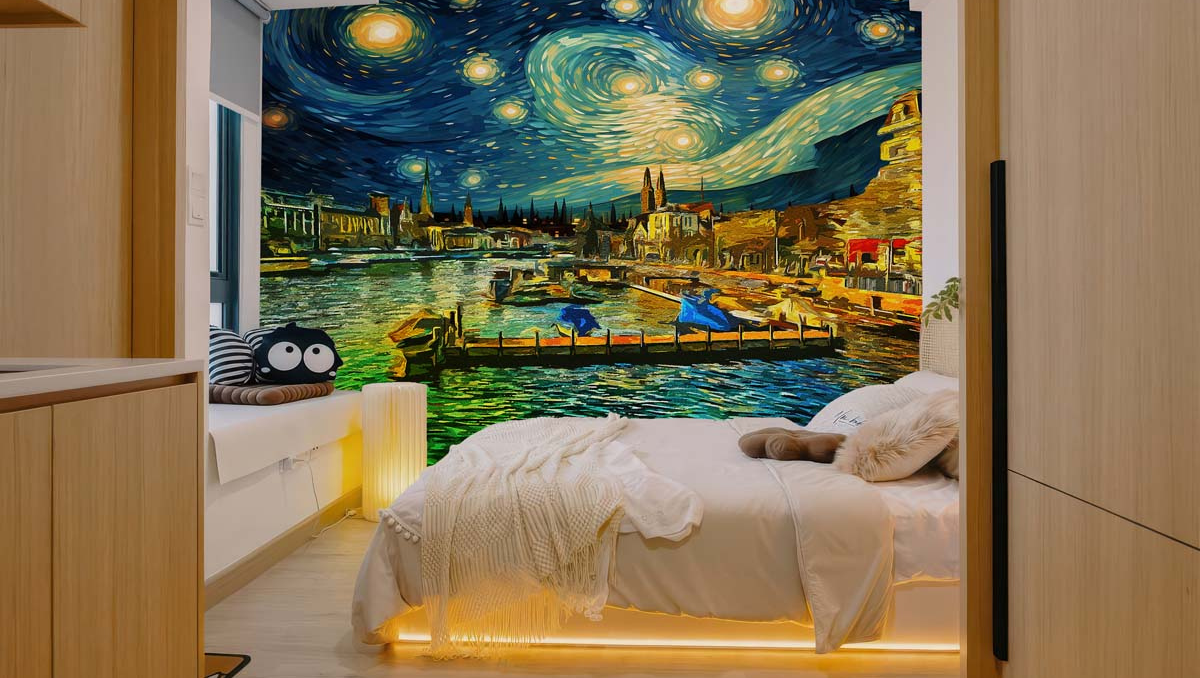 Stellavue, Where Stars Meet the Sea Wallpaper Mural 