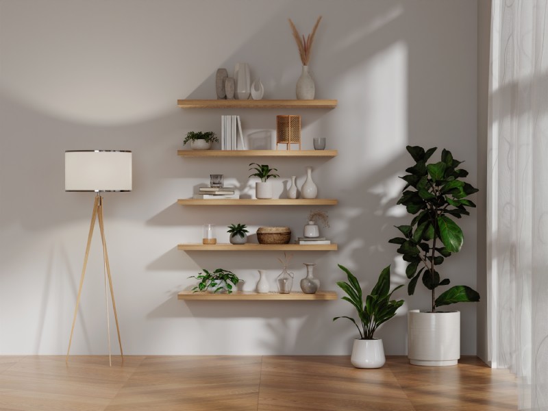 floating shelves