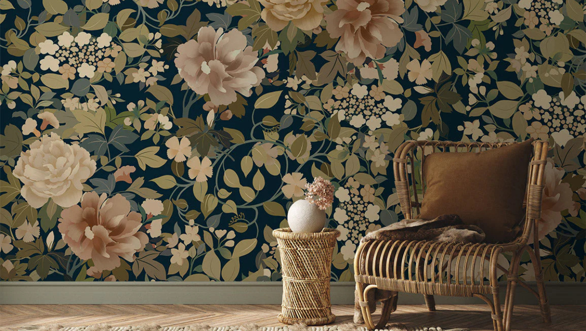 vintage floral wallpaper 